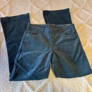 KUT High Rise “Ana” Flare Corduroy Pants